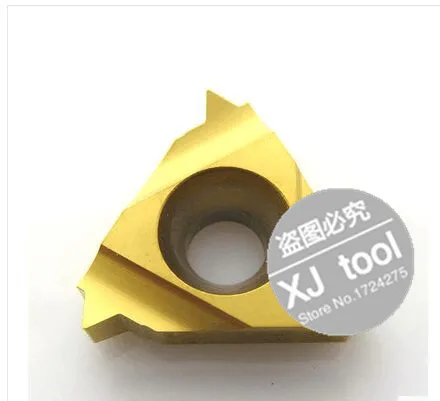 

Бесплатная доставка, 10 шт., резьбовые вставки 16IR 2.0ISO, Индексируемые карбидные вольфрамовые резьбовые Токарные Вставки для телефона