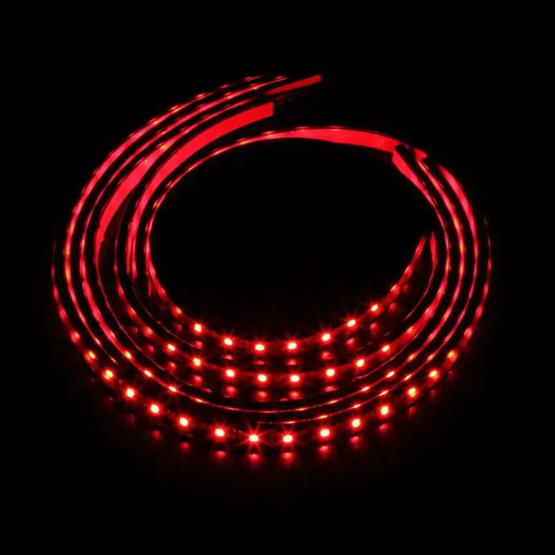 Светодиодная лента RGB под автомобиль 4 шт. водонепроницаемая гибкая подсветка