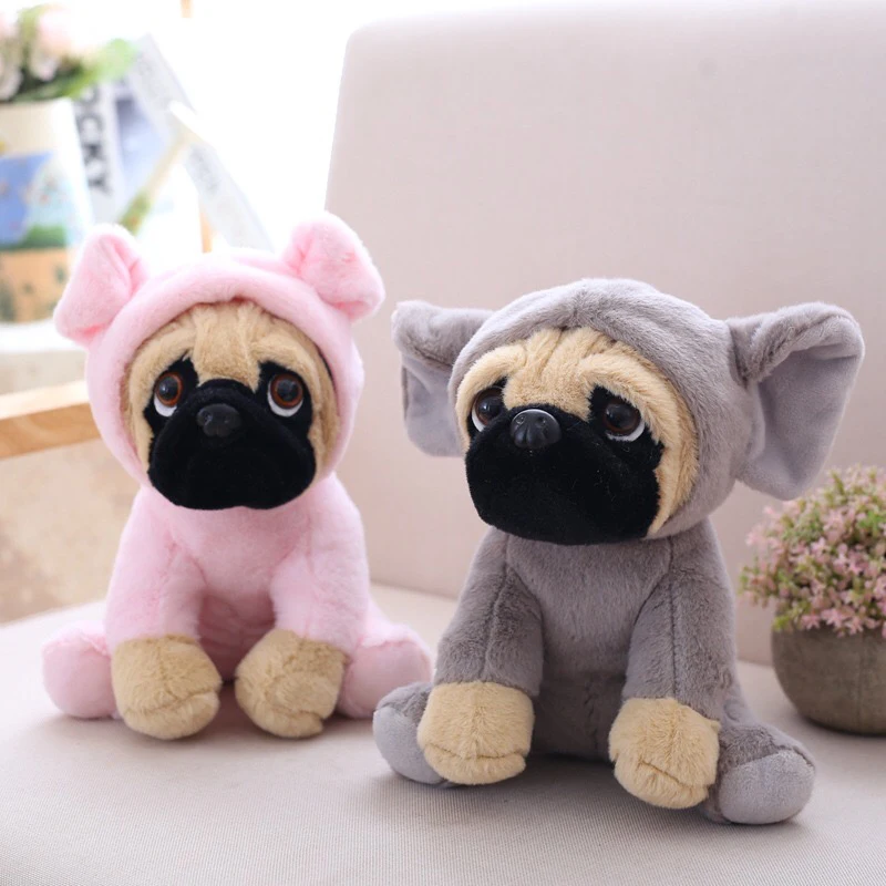 7 шт./лот оптовая продажа 20 см SharPei плюшевая кукла собака милая Имитация животных