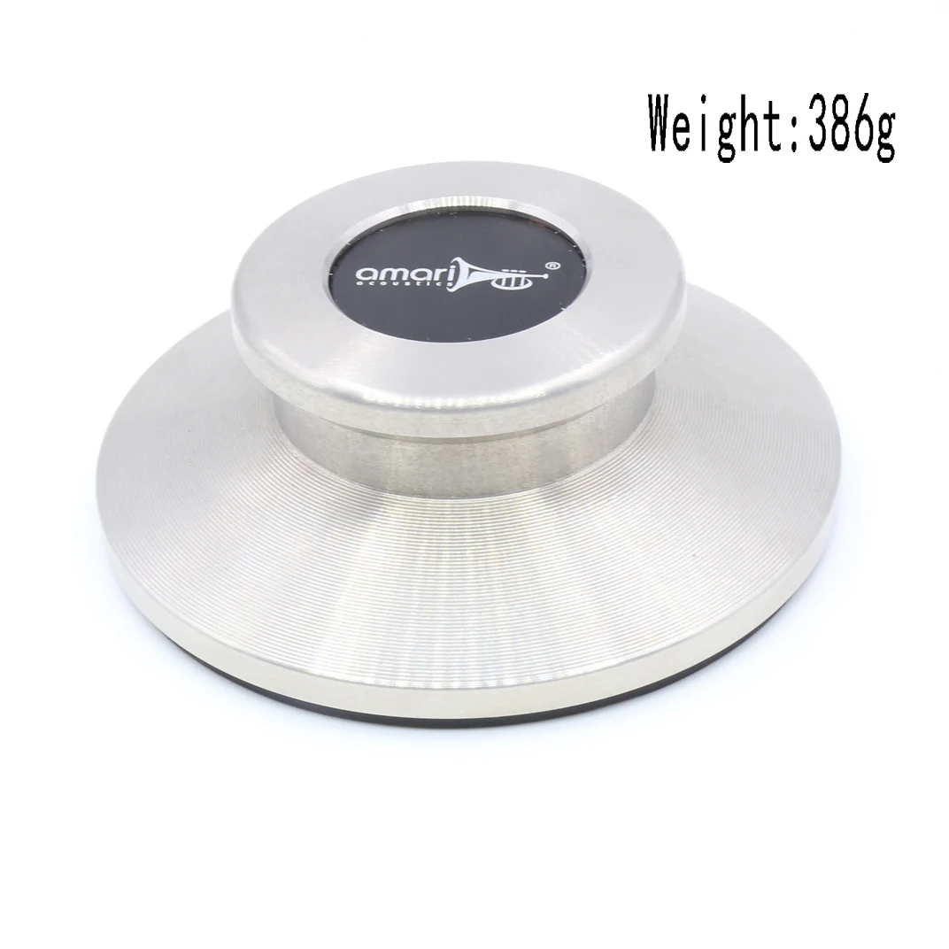 

304# stainless steel 386g LP Record Disc Turntable Clamp Monza LP Stabilizer