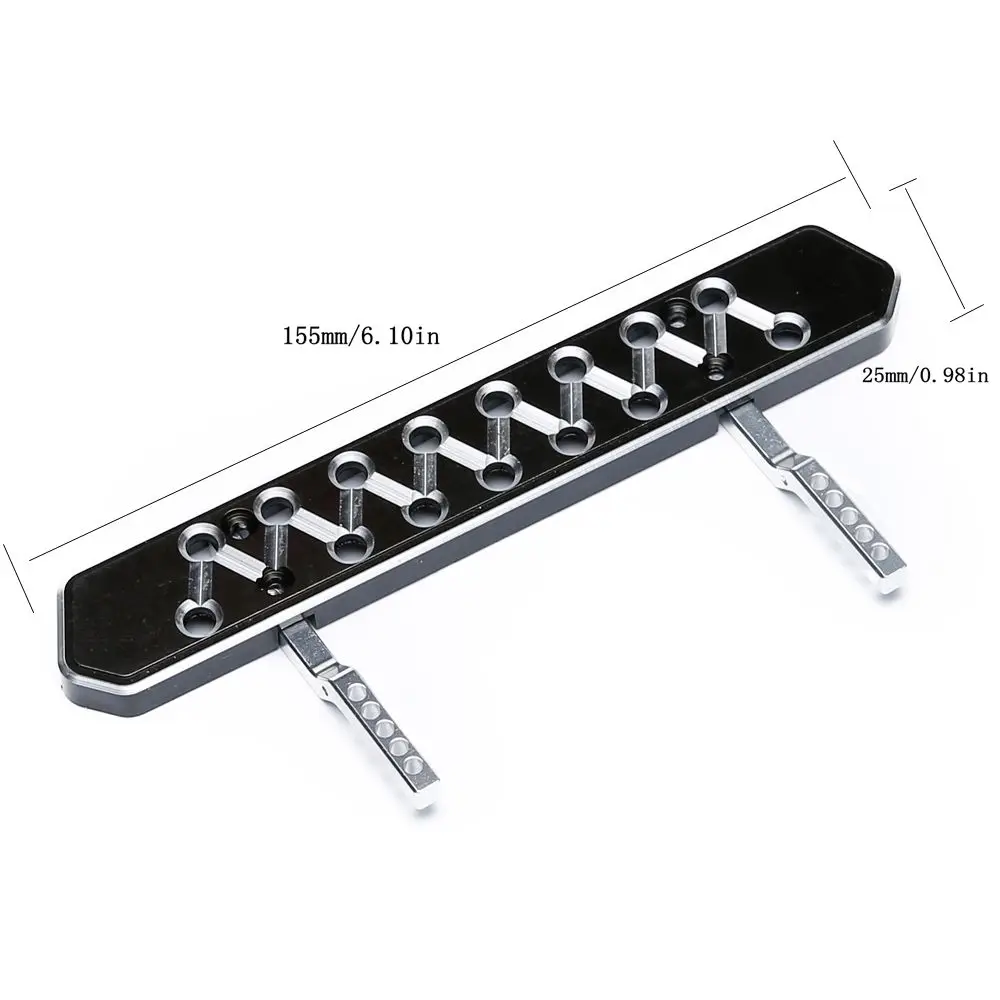 DJX 1 пара легированная металлическая боковая ступня для 1/10 RC Гусеничный осевого