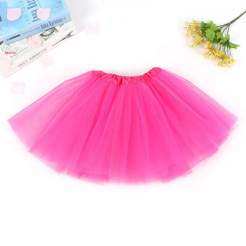 Kids Girls tulle Tutu Skirt for 2-8Y Children Stage Ballet Dance Clothes Party Clothing Accessories Bubble Fluffy | Детская одежда и