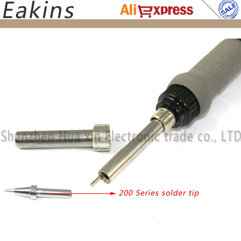 LF202 90W Soldering station handle 6pin for BK1000/BK1000A/BK2000/BK2000A QUICK 203/203H/204+10/PCS 200 solder tip 200-B/I/K/1C. |