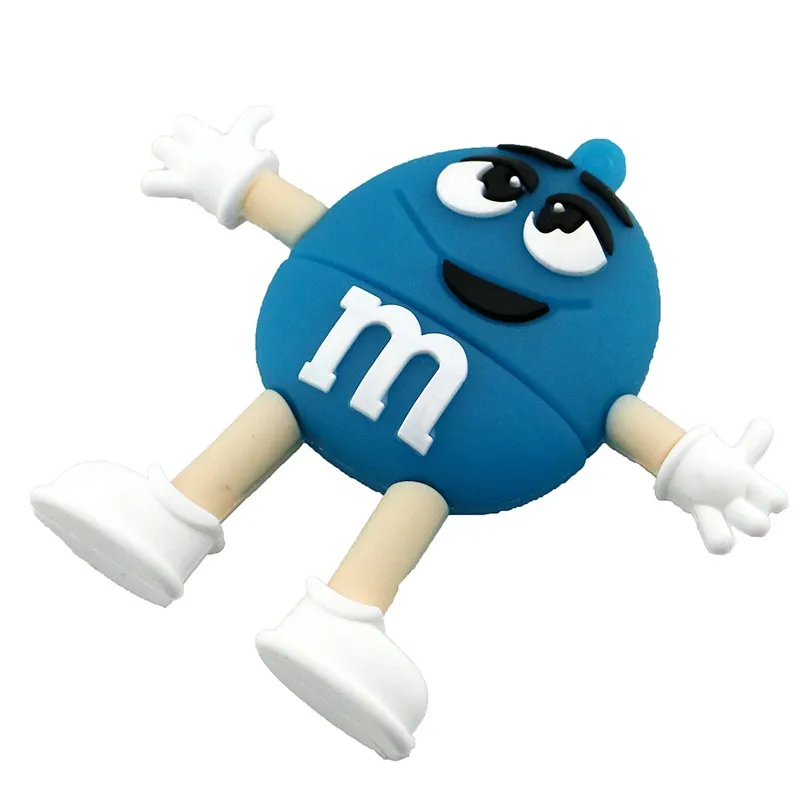 Прекрасный USB 2,0 мультфильм шоколад M&M радужные бобы конфеты USB флэш-накопитель 4 ГБ 8 г 16 ГБ 32 ГБ 64 Гб Флешка флэш-карта памяти подарки