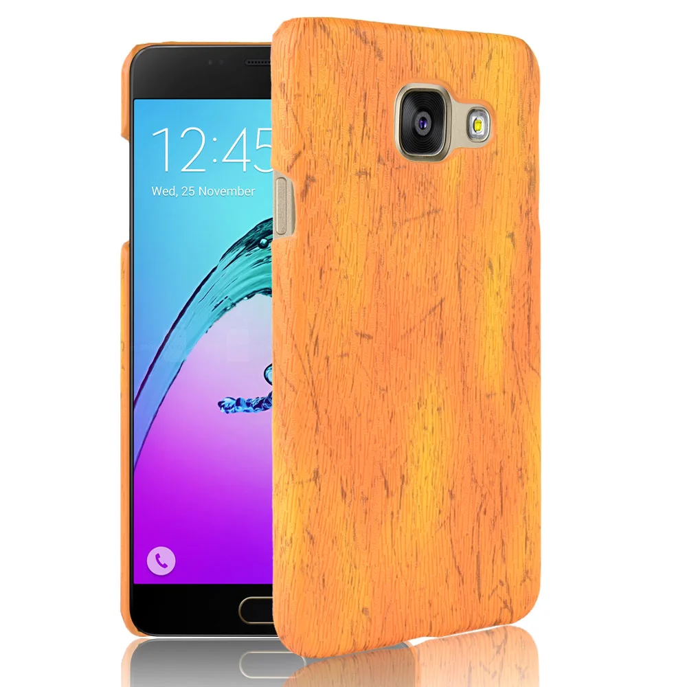 Чехол для Samsung Galaxy A3 2016 чехол 4 7 дюйма из искусственной кожи с текстурой древесины