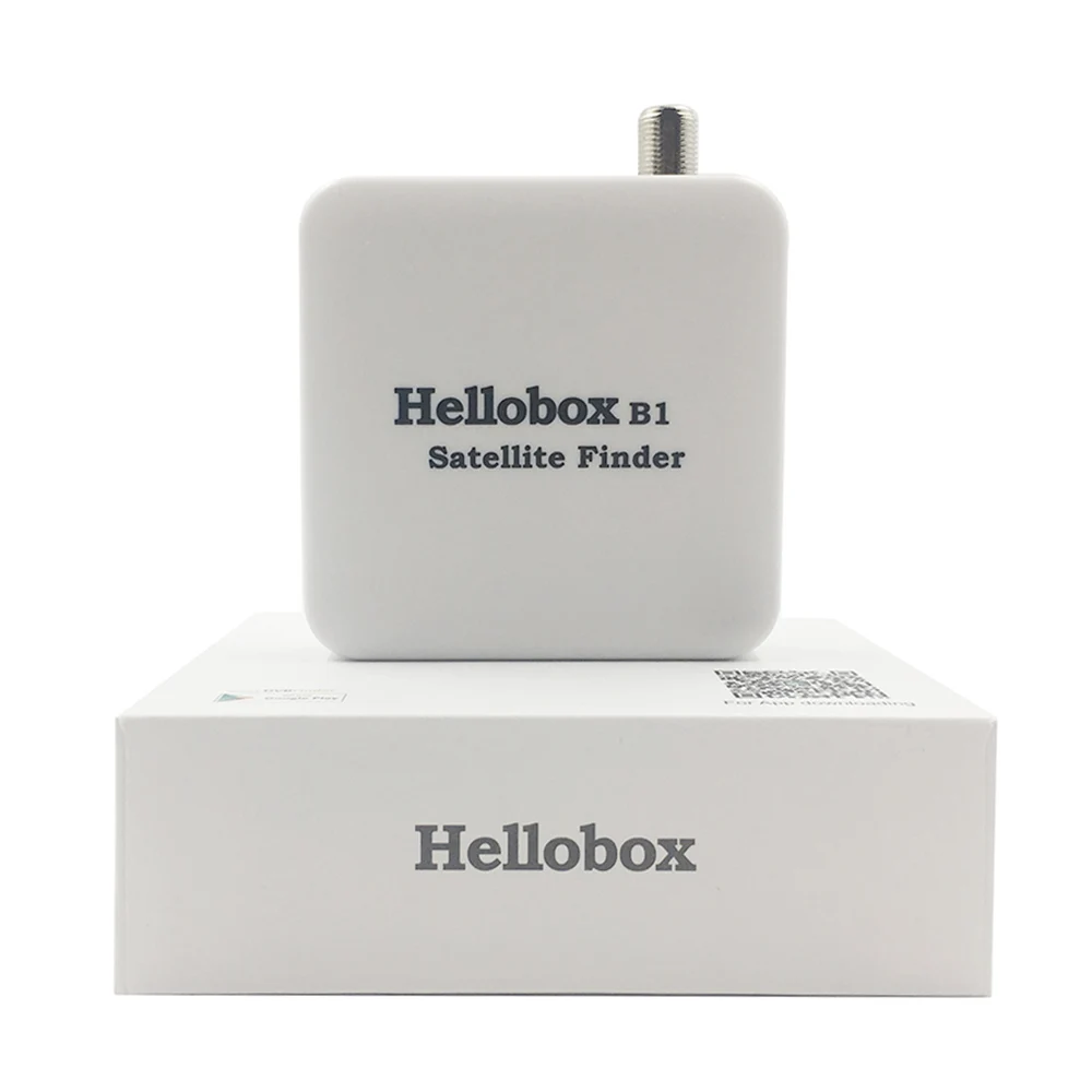 Hellobox B1 спутниковый искатель Поддержка bluetooth Android APP устройство поиска DVB звуковая Блокировка сигнала TP Запись Мини Смарт-спутниковый искатель