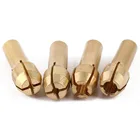 DRELD 4 шт мини-дрель адаптер для патронов 1 мм-3,2 мм Dremel мини-Дрель Чак адаптер микро цанговый из латуни для Мощность роторный инструмент