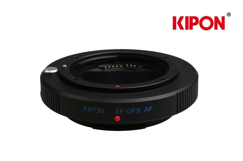 Новый адаптер для объектива KIPON EF GFX AF с автофокусом объективов Canon EOS камер Fuji