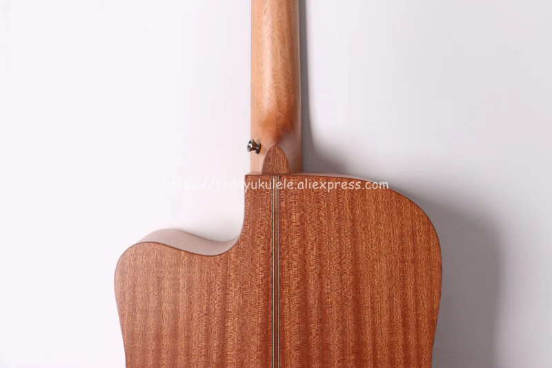 Finlay 41 &quotакустическая электрогитара Массив ели Топ/красное дерево тело 12