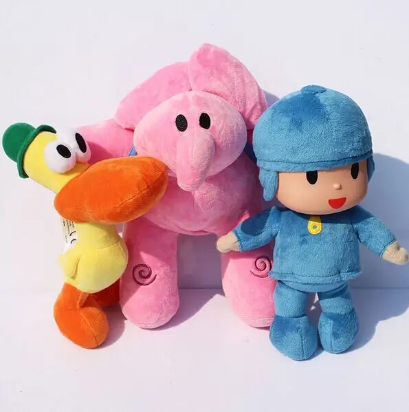 Pocoyo Плюшевые игрушки 12-30 см покойо, Элли, Пато слон утка фаршированная Животные плюшевые куклы мягкие игрушки для детей