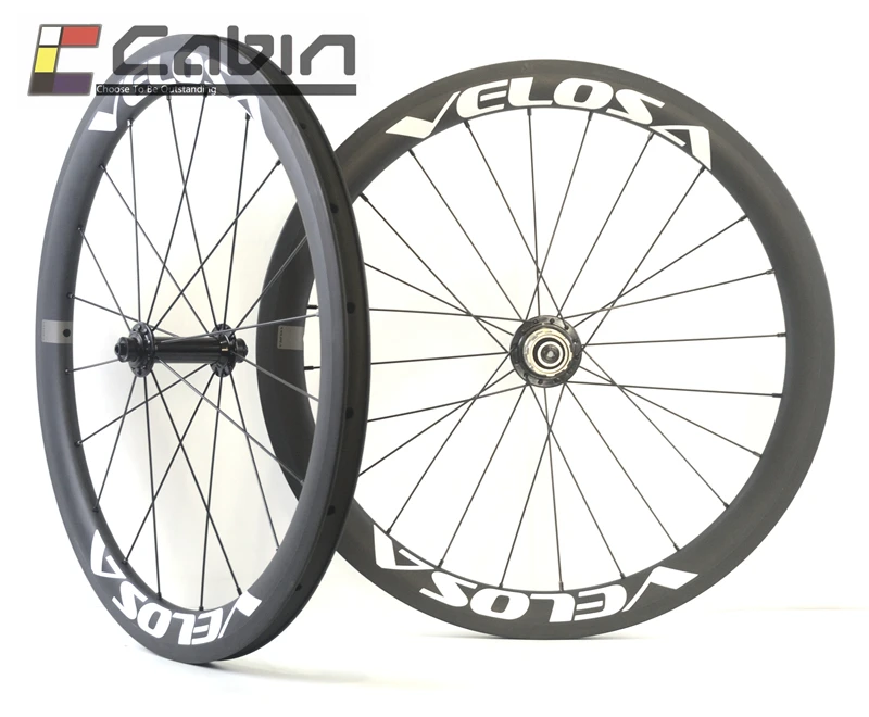 Углеродное колесо для велосипеда 20 дюймов полностью углеродное 451 38 мм складной