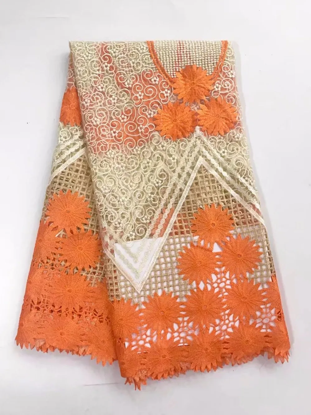 Оптовая продажа дешевые африканских кружевной ткани гипюр шнур для вечернее