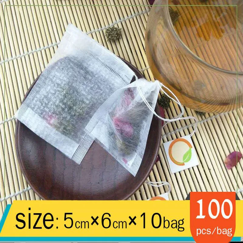 1000 шт одноразовый пакетик для чая из кукурузного волокна домашний пузырьковый DIY