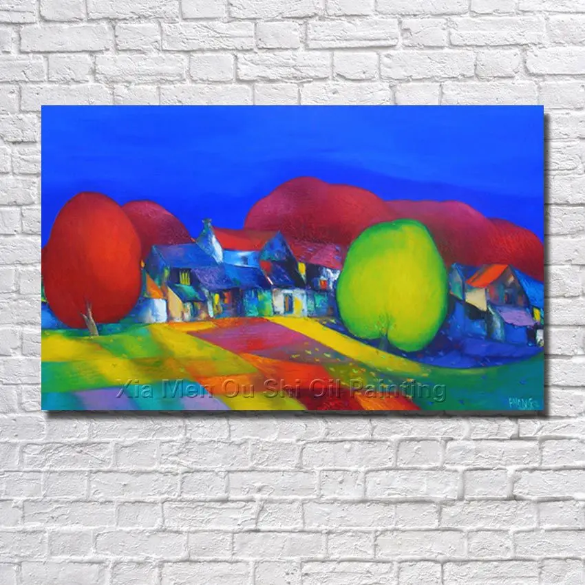 BA/масло живопись 100% Ручная роспись современный дизайн Холст Живопись Мультфильм