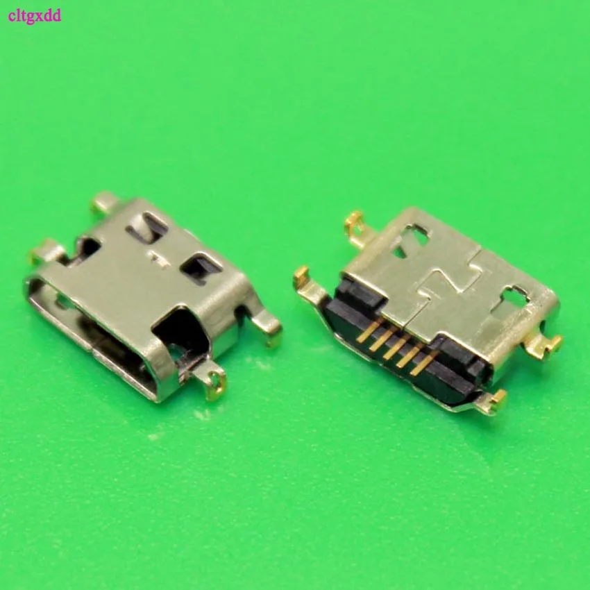 cltgxdd 10pcs Micro USB 5pin B type Female Connector For HuaWei Lenovo Phone Micro USB Jack Connector 5 pin Charging Socket