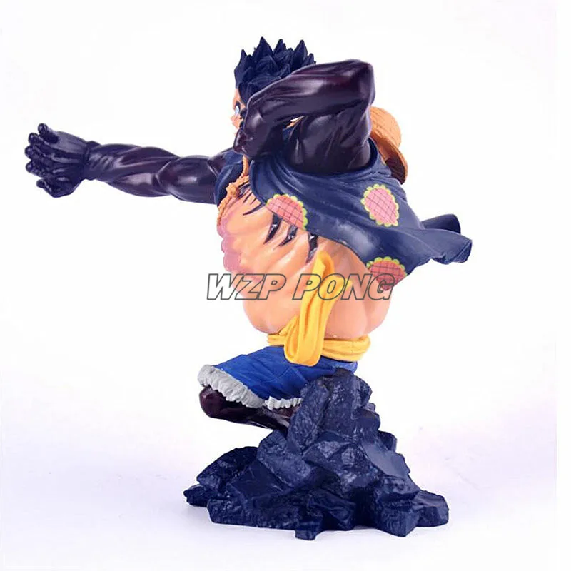Одна штука боевой Ver Monkey D Luffy Gear 4 Bound Man модель игрушки Луффи Коллекционная фигурка