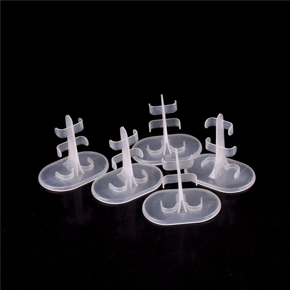 

5pcs/lot New Clear Doll Support Leg Holders Doll Stand Display Holder For Dolls Transparent Stands Doll Accessories