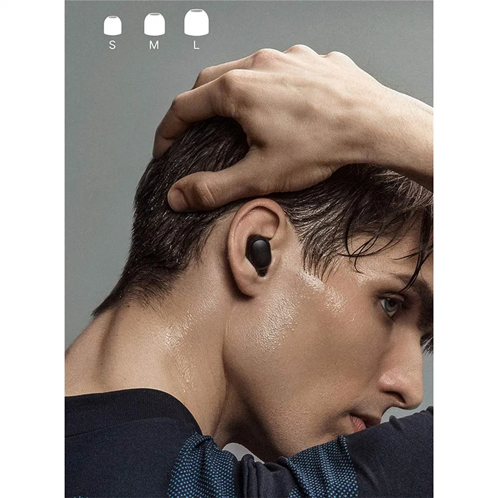 Xiaomi Redmi AirDots TWS Bluetooth наушники с микрофоном громкой связи беспроводной Bluetooth спортивный музыкальный привод