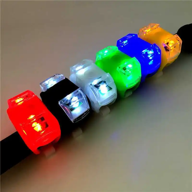 3 Mode Silicone LED Bike Tail Light Clip Bike Front Lamps Waterproof Bicycle Rear Lights Outdoor Cycling Safety Warning Lamp
