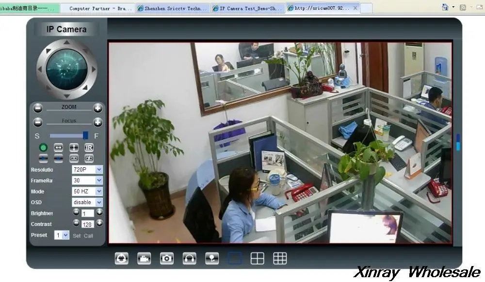 Free Shipping 100pcs/lot High quality 720P HD P2P Wireless IP Camera Built-in IR-Cut Iphone Android App Software AP008 | Безопасность и