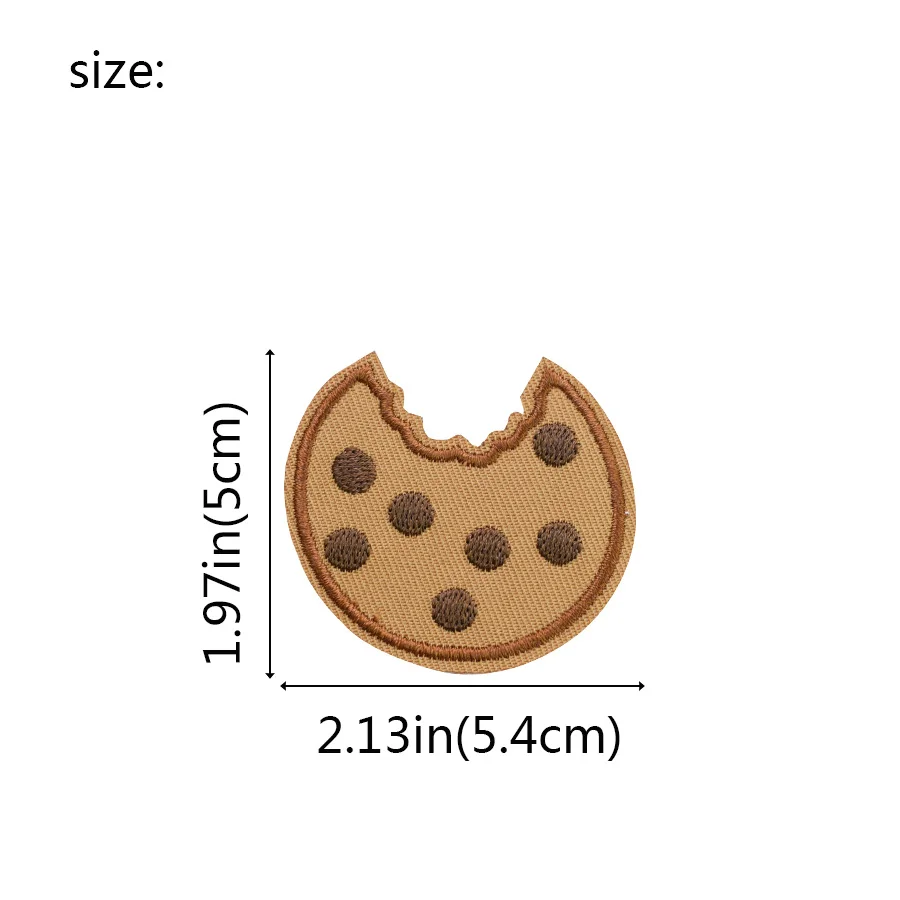Еды печенья патчи для костюмы утюг на одежды значки одежда переводная картинка