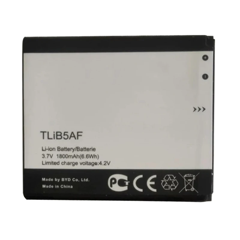 1800 мАч TLiB5AF телефон Батарея для Alcatel One Touch Pop C5 B5 OT997D OT5030 OT5035 OT5036A Замена литий