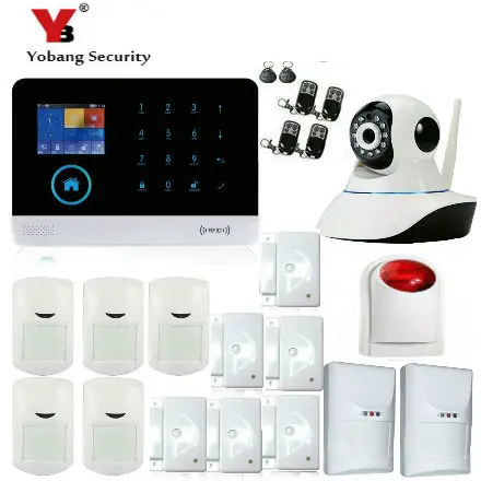Yobang Security WIFI 2.4inch TFT Display Video IP Camcera APP Remote Control For Home Stafety Alarm System Wireless Indoor Siren |