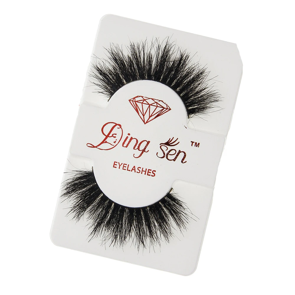 1 пара накладных ресниц ручной работы натуральные толстые длинные конские волосы