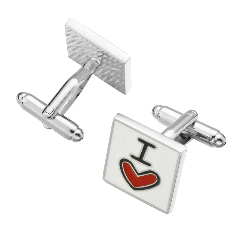 I Love My Wife Design запонки для мужчин, горячая Распродажа, модный манжет медного цвета, звенья для подарка на День святого Валентина