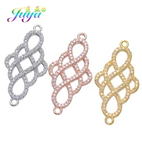 juya diy womens jewelry components handmade creative connector charms accessories for bracelet necklace earrings jewelry making