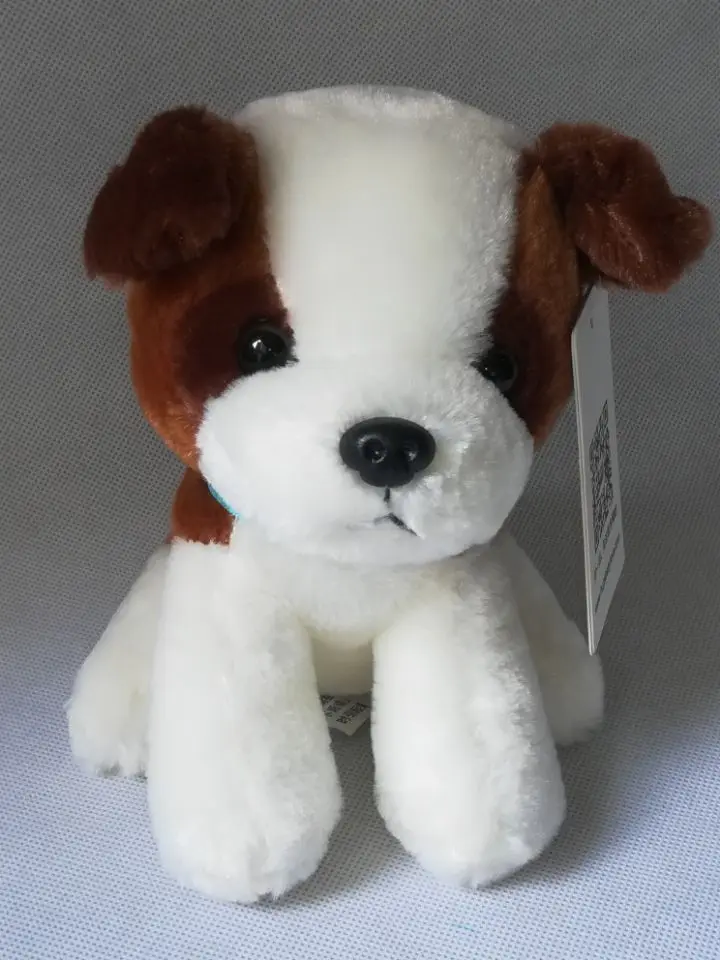 about 20cm squatting Saint Bernard dog plush toy soft doll baby birthday gift h2128 | Игрушки и хобби