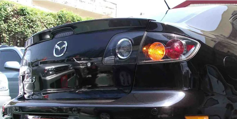 Спойлер для Mazda 3 2003.2004.2005.2006.2007.2008.2009 Высокое качество ABS Авто Задние крыло