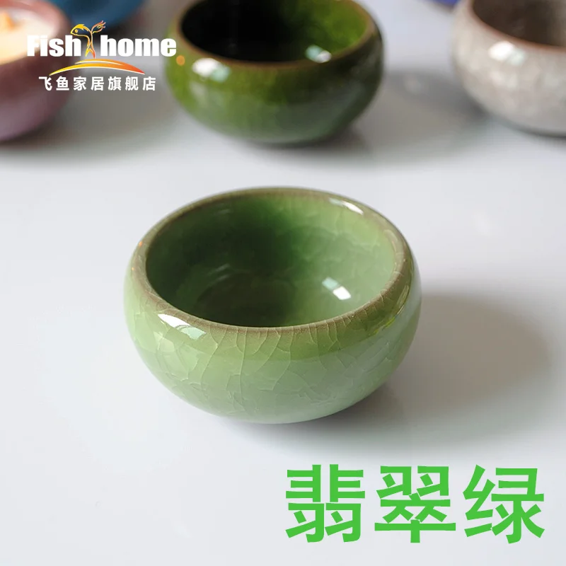 Ледяная трещина красочный керамический подсвечник DIY ароматерапия подсвечники на день рождения изготовление ароматизированных свечей Свадебные украшения - Цвет: see chart