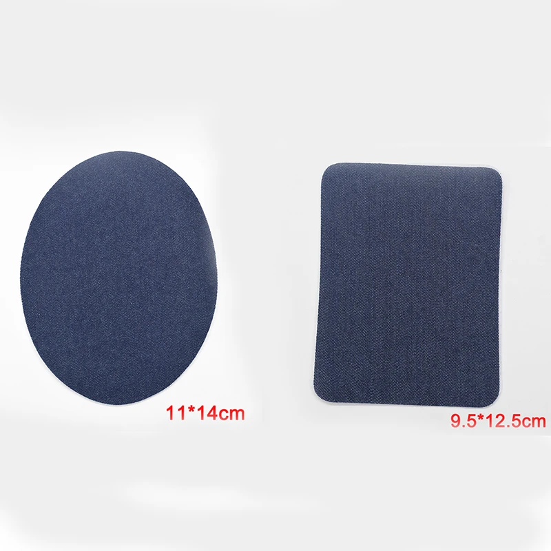 1 пара круглые джинсовые заплатки утюжок на Заплатке ремонт колено для джинсов