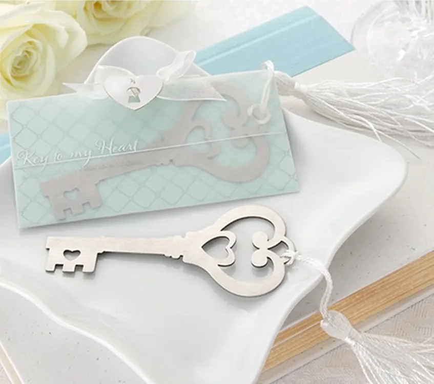 100 шт./лот бесплатная доставка подарок для детского душа и подарки гостей ключ к