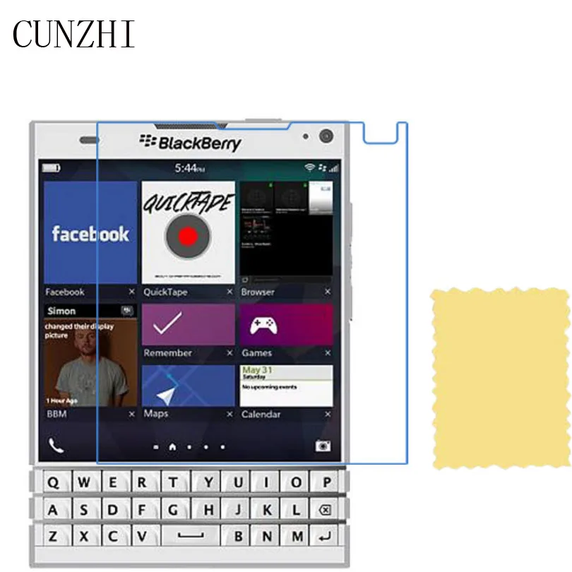 Ультратонкая прозрачная защитная пленка для ЖК экрана Blackberry Passport Windermere / BB Q30|lcd
