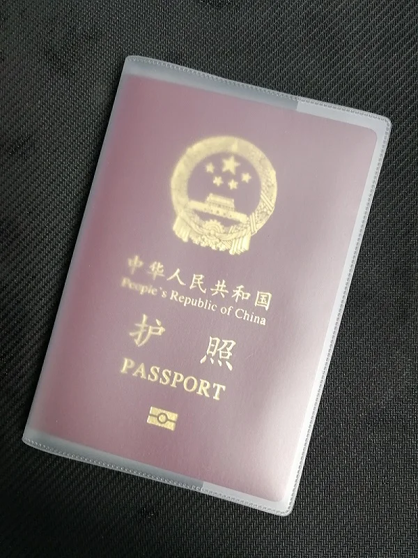 Модный прозрачный чехол для паспорта Uniego водонепроницаемый ПВХ держатель Id карт