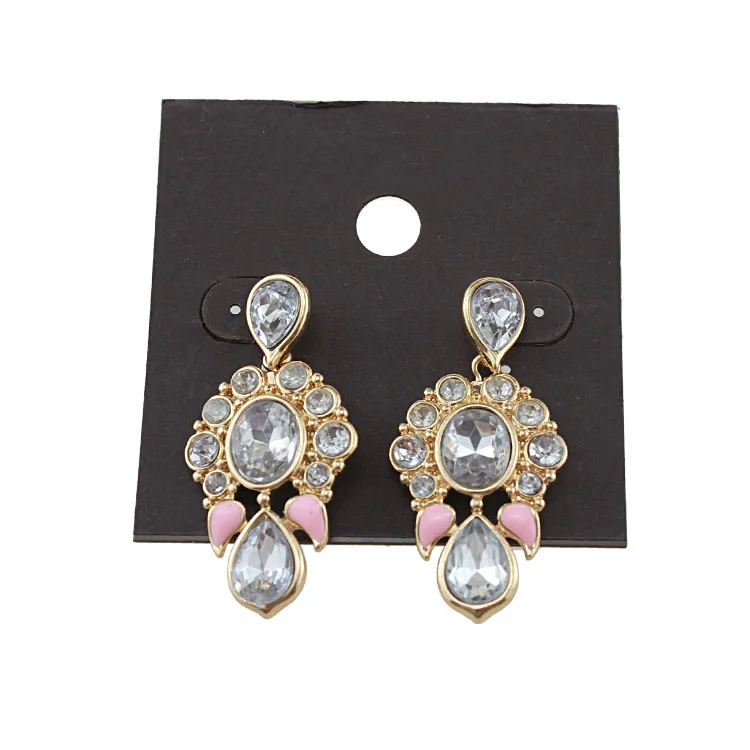 BIGBING Fashion jewelry fashion green clear red purple crystal stud earring wholesale free shipping R165 | Украшения и аксессуары