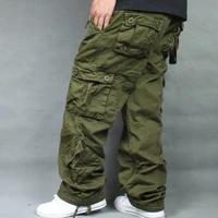 tide loose plus size 46 cargo pants overalls hip hop mens cotton trousers hiphop men baggy casual pants mens bottoms camouflage