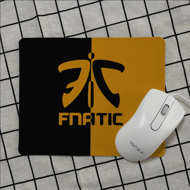 Долговечный резиновый коврик для мыши Maiya Team Fnatic с логотипом|Коврики мышей| |