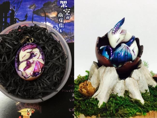 Набор фигурок из смолы детский Дракон неокрашенный комплект для гаража