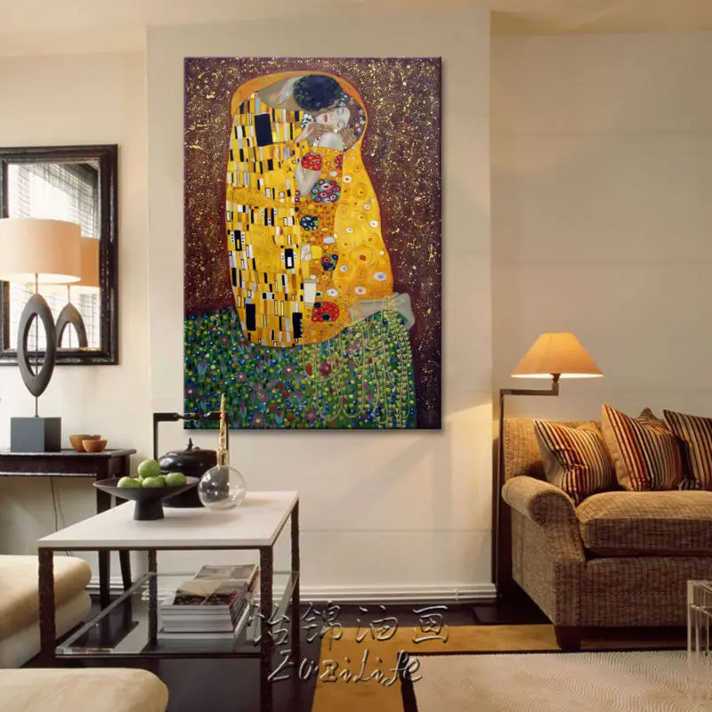 Картина маслом Густава Климта картины на холсте настенные для гостиной домашний