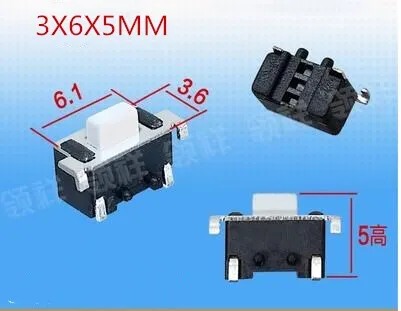 Тактильный Кнопочный микропереключатель SMD space formula 3x6x5 мм мгновенный 3*6*5|switch