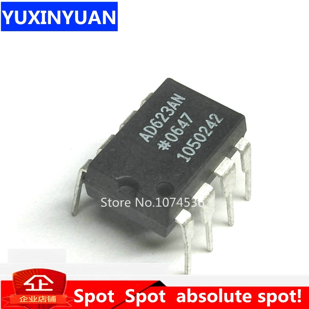 AD623ANZ AD623AN AD623A AD623 DIP8 IC OPAMP INSTR 800 кГц RRO 8DIP 1 шт. | Электронные компоненты и