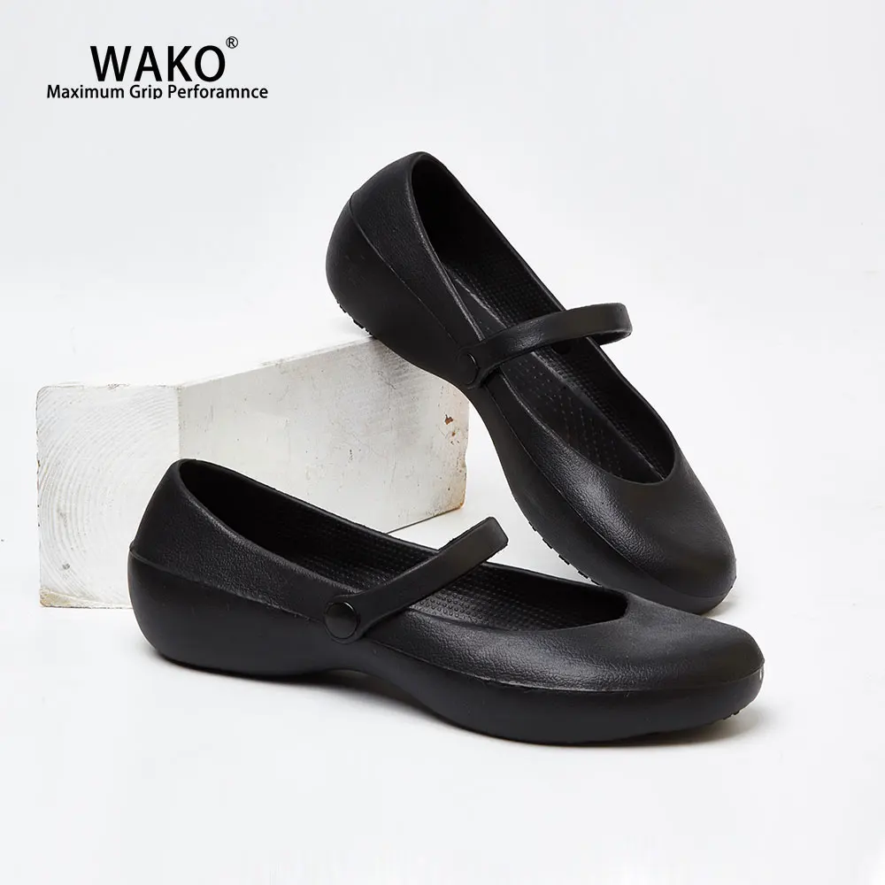 WAKO/Женская обувь повара Нескользящие кухонные безопасные сандалии Сабо