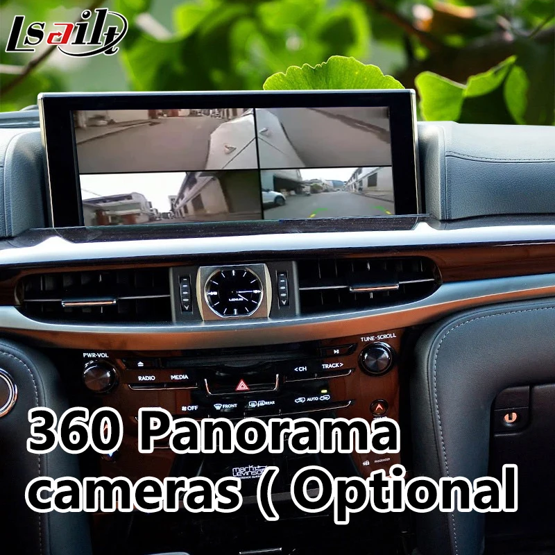 Lsailt Android 7,1 gps навигационная коробка видео интерфейс для Lexus LX570 2013- с Iphone/Android Auto carplay dongle
