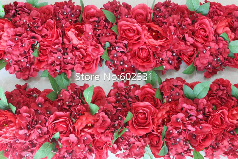 SPR Red wedding arch table runner flower wall stage backdrop decorative wholesale artificial centerpiece 10pcs/lot | Дом и сад