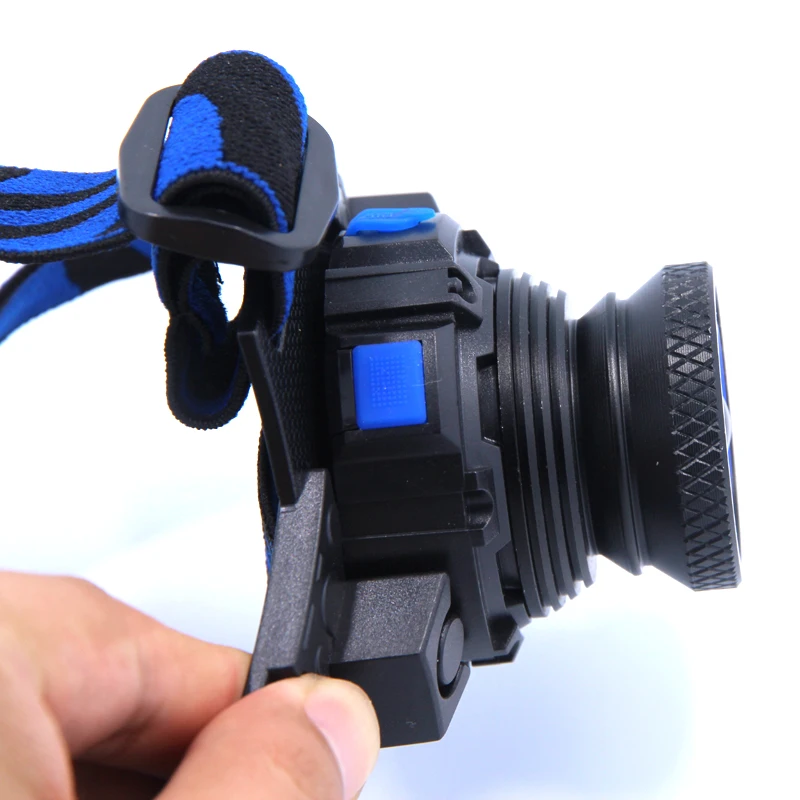 Светодиодный налобный фонарь Q5 водонепроницаемый высокая яркость встроенная