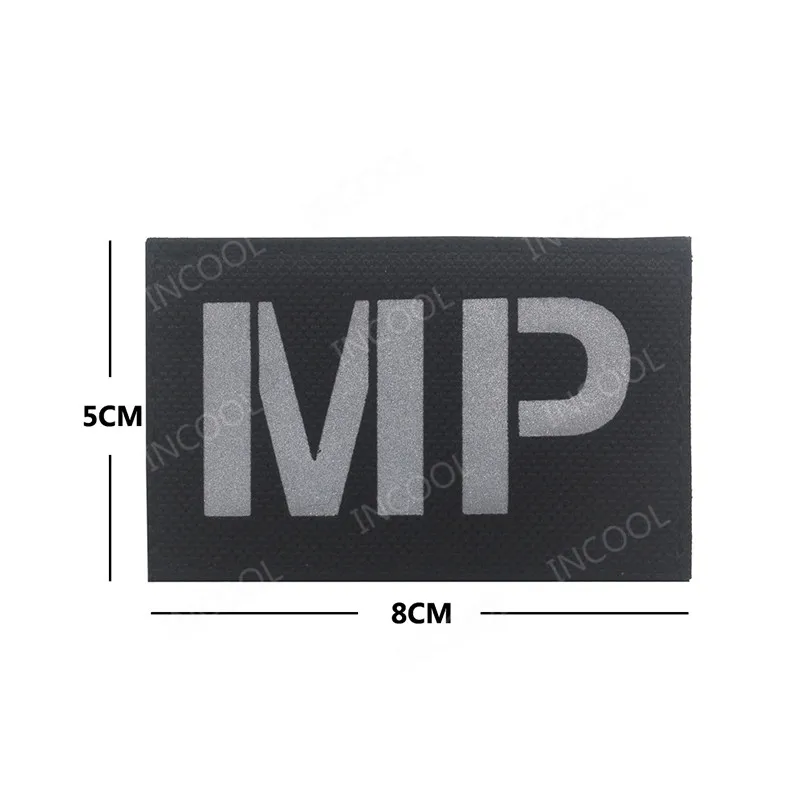 MP военный ПВХ патч с вышивкой Тактические декоративные патчи боевой