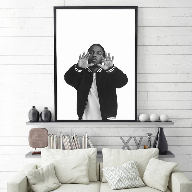 Современные украшения дома постеры Kendrick Lamar хип хоп художественная работа с